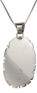 Navajo Native American Charoite Pendant Necklace by Kathy Yazzie SKU229465