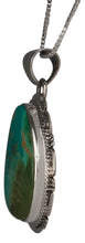 Load image into Gallery viewer, Navajo Native American Kings Manassa Turquoise Pendant Necklace SKU229510