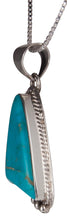 Load image into Gallery viewer, Navajo Native American Turquoise Mountain Mine Pendant Necklace SKU229555