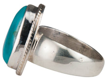 Load image into Gallery viewer, Navajo Native American Kings Manassa Turquoise Ring Size 8 by Piaso SKU229642