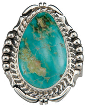 Load image into Gallery viewer, Navajo Native American Pilot Mountain Turquoise Ring Size 11  SKU229664