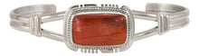 Load image into Gallery viewer, Navajo Native American Orange Spiny Shell Bracelet by Larson Lee SKU229685