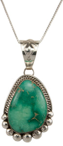 Navajo Native American Broken Arrow Turquoise Pendant Necklace SKU229817