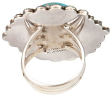 Load image into Gallery viewer, Navajo Native American Blue Ridge Turquoise Ring Size 8 3/4 SKU229860