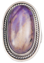 Load image into Gallery viewer, Navajo Native American Sugilite Ring Size 7 by Martha Willeto SKU229943