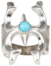 Load image into Gallery viewer, Navajo Native American Sleeping Beauty Turquoise Ring Size 6 1/2 SKU230182