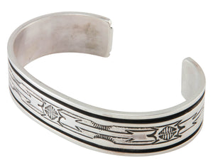 Navajo Native American Sterling Silver Bracelet by Rhonda Tahi Largo SKU230512