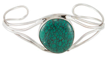 Load image into Gallery viewer, Navajo Native American Hubei Turquoise Bracelet by Harold Tahe SKU230523