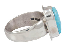 Load image into Gallery viewer, Navajo Native American Kingman Turquoise Ring Size 7 3/4 by Piaso SKU230590