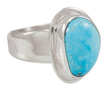 Load image into Gallery viewer, Navajo Native American Kingman Turquoise Ring Size 7 3/4 by Piaso SKU230590