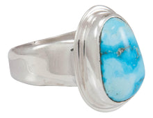 Load image into Gallery viewer, Navajo Native American Kingman Turquoise Ring Size 8 1/2 by Piaso SKU230591