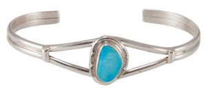 Navajo Native American Sleeping Beauty Mine Turquoise Bracelet SKU230675