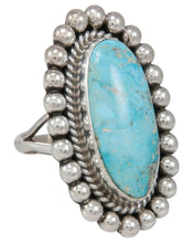 Load image into Gallery viewer, Navajo Native American Turquoise Ring Size 8 by Mary Ann Spencer SKU230771