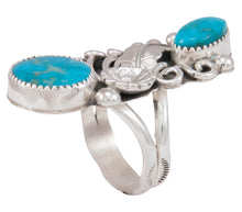 Load image into Gallery viewer, Navajo Native American Kingman Turquoise Ring Size 9 1/2 by Jones SKU230777
