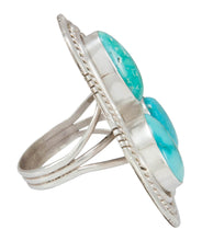 Load image into Gallery viewer, Navajo Native American Kingman Turquoise Ring Size 8 3/4 by Skeets SKU230858