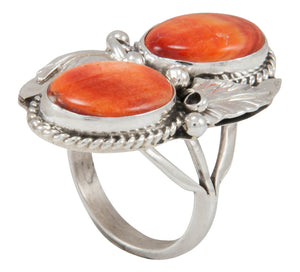 Navajo Native American Orange Shell Ring Size 6 3/4 by Largo SKU230895