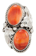 Load image into Gallery viewer, Navajo Native American Orange Shell Ring Size 6 3/4 by Largo SKU230895