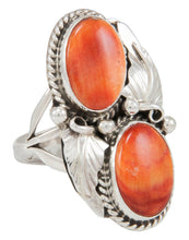 Load image into Gallery viewer, Navajo Native American Orange Shell Ring Size 6 3/4 by Largo SKU230895