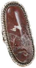 Load image into Gallery viewer, Navajo Native American Wild Horse Magnesite Ring Size 6 1/2 SKU230898