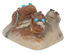 Load image into Gallery viewer, Zuni Native American Picaso Marble Frog Fetish by Tyrone Poncho SKU231083