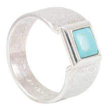 Load image into Gallery viewer, Navajo Native American Bisbee Turquoise Ring Size 11 by Monty Claw SKU231110