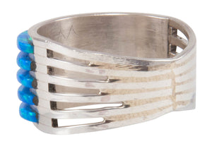 Zuni Native American Lab Created Opal Ring Size 7 3/4 SKU231226