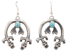 Load image into Gallery viewer, Navajo Native American Turquoise Earrings by Mike Chee SKU231317