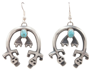 Navajo Native American Turquoise Earrings by Mike Chee SKU231317