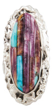 Load image into Gallery viewer, Navajo Native American Spiny Oyster and Turquoise Ring Size 5 3/4 by Clinton Pete SKU231361