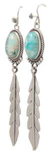 Navajo Native American Rio Chico Turquoise Earrings by Martha Willeto SKU231520