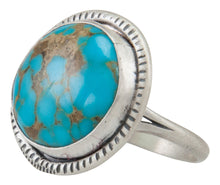 Load image into Gallery viewer, Navajo Native American Turquoise Mountain Ring Size 8 1/4 by Willeto SKU231581