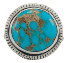 Load image into Gallery viewer, Navajo Native American Turquoise Mountain Ring Size 8 1/4 by Willeto SKU231581