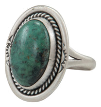 Load image into Gallery viewer, Navajo Native American Hubei Turquoise Ring Size 7 1/2 by Willeto SKU231585