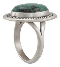 Load image into Gallery viewer, Navajo Native American Hubei Turquoise Ring Size 7 1/2 by Willeto SKU231585