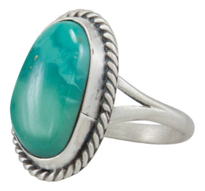 Navajo Native American Royston Turquoise Ring Size 6 1/2 by Willeto SKU231596