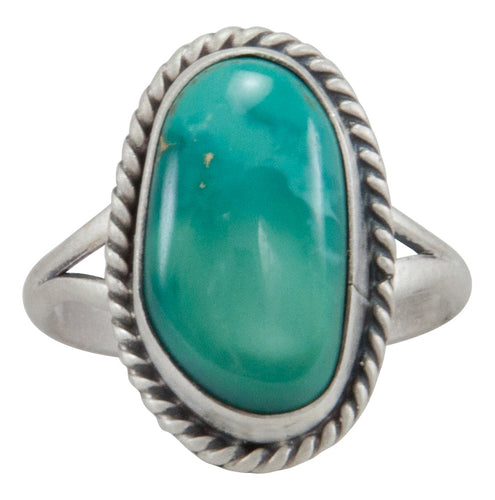 Navajo Native American Royston Turquoise Ring Size 6 1/2 by Willeto SKU231596