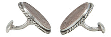 Load image into Gallery viewer, Navajo Native American Indian Head Penny Cuff Links by Willeto SKU231613
