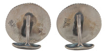 Load image into Gallery viewer, Navajo Native American Indian Head Penny Cuff Links by Willeto SKU231616