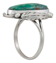 Load image into Gallery viewer, Navajo Native American Deep River Chrysocolla Ring Size 8 3/4 by Willeto SKU231625