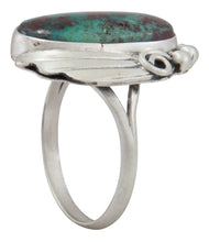 Load image into Gallery viewer, Navajo Native American Deep River Chrysocolla Ring Size 8 1/4 by Willeto SKU231626