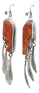 Navajo Native American Sponge Coral Earrings by Martha Willeto SKU231641