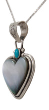 Load image into Gallery viewer, Navajo Native American Black Lip Mother of Pearl Pendant Necklace by Willeto SKU231662