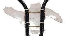 Load image into Gallery viewer, Navajo Native American Kingman Turquoise and Sterling Silver Eagle Dancer Bolo Tie by Richard Singer SKU231915