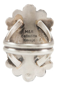 Navajo Native American Malachite Ring Size 9 1/4 by Calladitto SKU231981