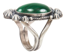 Load image into Gallery viewer, Navajo Native American Malachite Ring Size 7 by Calladitto SKU231982