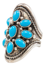 Load image into Gallery viewer, Navajo Native American Kingman Turquoise Ring Size 7 3/4 by Albert Platero SKU231990