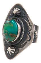 Load image into Gallery viewer, Navajo Native American Kingman Turquoise Ring Size 8 3/4 by Danny Clark SKU231996