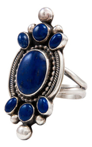 Navajo Native American Lapis Ring Size 10 1/2 by RRB SKU232056