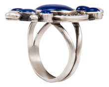 Load image into Gallery viewer, Navajo Native American Lapis Ring Size 10 1/2 by RRB SKU232056