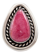 Load image into Gallery viewer, Navajo Native American Rose Quartz Ring Size 11 3/4 by Phil Garcia SKU232061